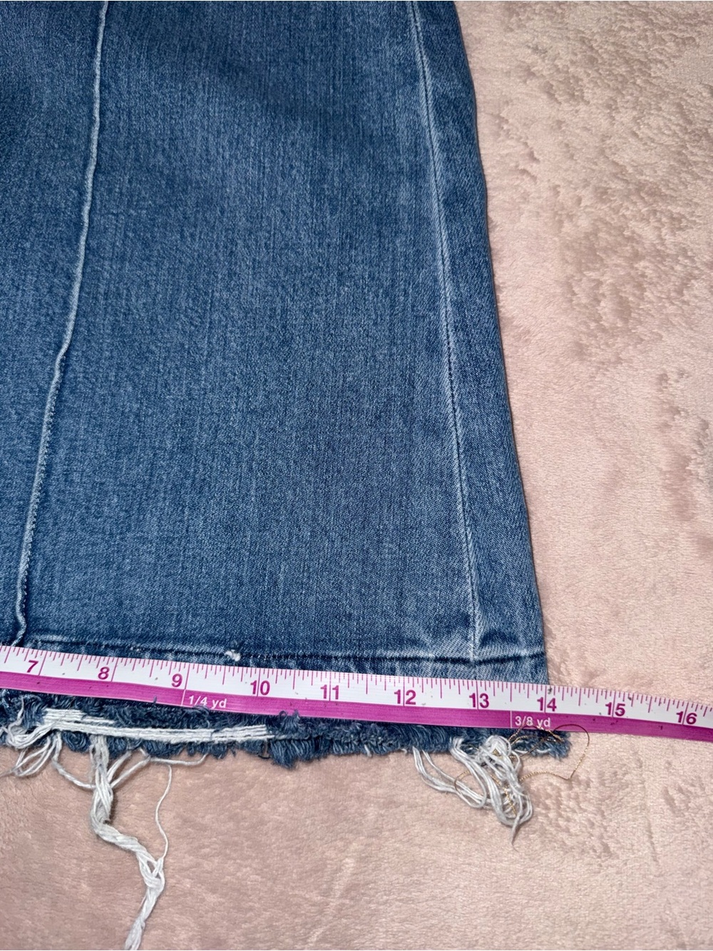 Frame denim high rise le palazzo flare jean size 26/L33/1/2 - Picture 15 of 16